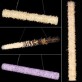 IQ2850 GEODE QUARTZ ROCK CRYSTAL LINEAR LED CHANDELIER