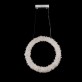 IQ2852 CLEAR GEODE QUARTZ CRYSTAL PENDANT