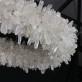IQ2853 OVAL CLEAR GEODE QUARTZ CRYSTAL CHANDELIER