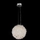 IQ2855 CLEAR GEODE QUARTZ CRYSTAL CHANDELIER BALL