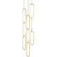 IQ2869 OVALO CHAIN PENDANT CLUSTER