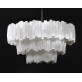 IQ2875 3 TIER ROUND SELENITE CHANDELIER