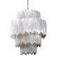 IQ2876 4 TIER ROUND SELENITE CHANDELIER