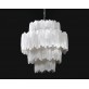 IQ2876 4 TIER ROUND SELENITE CHANDELIER