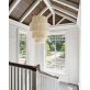IQ2876 4 TIER ROUND SELENITE CHANDELIER
