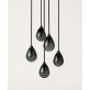 IQ2905 TEARDROP DROP 5 CLUSTER