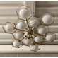 IQ2931 HEXAGONAL WHITE GLASS