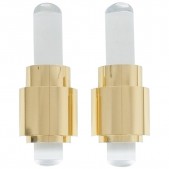 IQ2934 LUCITE GOLD WALL LIGHTS