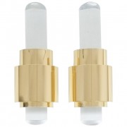 IQ2934 LUCITE GOLD WALL LIGHTS