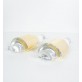 IQ2934 LUCITE GOLD WALL LIGHTS