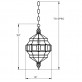 QZ9109 GRANADA LANTERNS ALHAMBRA II   