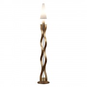 RM110 GOLD LEAF FLOOR LAMP