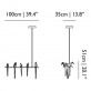 QZ8113 PERCH BIRD CHANDELIER