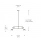 QZ9112 GAIA PEBBLE TIERED PENDANT