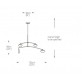 QZ9112 GAIA PEBBLE TIERED PENDANT