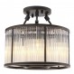 IQ3174 BERNARDI SMALL BRONZE CEILING LAMP