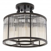 IQ3174 BERNARDI SMALL BRONZE CEILING LAMP
