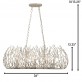IQ8153 BASK 36 INCH 6 LIGHT LINEAR SUSPENSION LIGHT
