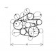 AM3004 CATCH CHANDELIER