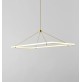 AL0157R HALO RECTANGLE PENDANT