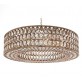 AMAJC-8942 STATELY CRYSTAL SILVER-LEAF PENDANT