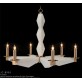 AMAJC-8955 SCULPTURAL ALABASTER AND BRASS
