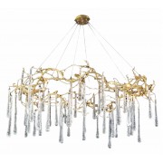 AMAJC-8980 BRASS AND GLASS TEARDROP