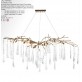 AMAJC-8982 BRASS AND GLASS TEARDROP