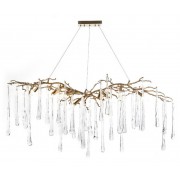 AMAJC-8982 BRASS AND GLASS TEARDROP