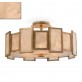 AMAJC-8984 CALCITE PANEL SIX-LIGHT SEMIFLUSH