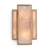 AMAJC-8987 CALCITE PANEL TWO-LIGHT WALL SCONCE
