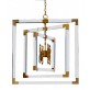 AMAJC-9044 BRASS FRAME EIGHT-LIGHT CHANDELIER