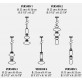 IQ21023 BALLET CEILING LAMP CHROMED