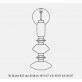IQ21024 BALLET WALL SCONCE 
