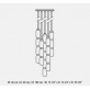 IQ21026 BALLET CHANDELIER BRONZED CHROMED