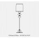 IQ21028 LESCOT FLOOR LAMP BRONZED CHROMED