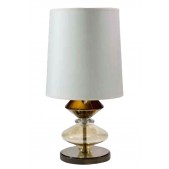IQ21029 LESCOT TABLE LAMP BRONZED CHROMED
