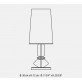 IQ21030 LESCOT TABLE LAMP 2 BRONZED CHROMED