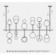 IQ21031 FLUXUS CHANDELIER 