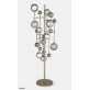 IQ21033 FLUXUS FLOOR LAMP BRONZED CHROMED