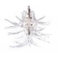 IQ2266 BLOWN GLASS ANTLER CHANDELIER