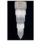 IQ2321 TRANSPARENT ITALIAN MURANO GLASS CHANDELIER