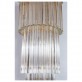 IQ2321 TRANSPARENT ITALIAN MURANO GLASS CHANDELIER