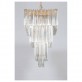 IQ2322 ITALIAN MURANO GLASS RECTANGULAR CHANDELIER
