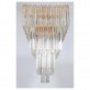 IQ2322 ITALIAN MURANO GLASS RECTANGULAR CHANDELIER