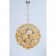 IQ2323 GOLD ITALIAN MURANO GLASS SPUTNIK CHANDELIER