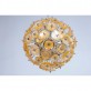 IQ2323 GOLD ITALIAN MURANO GLASS SPUTNIK CHANDELIER