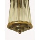 IQ2429 ART DECO CRYSTAL BARS LANTERN