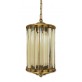 IQ2429 ART DECO CRYSTAL BARS LANTERN