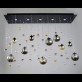 IQ2827 MIDNIGHT CRYSTAL CHANDELIER